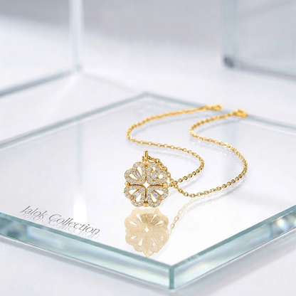 Jalok Collection Lucky Clover Heart Necklace