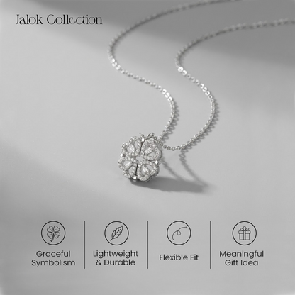 Jalok Collection Lucky Clover Heart Necklace