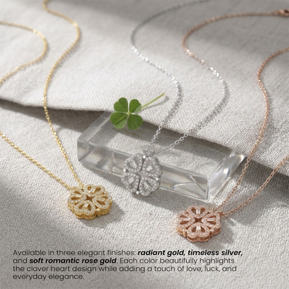 Jalok Collection Lucky Clover Heart Necklace