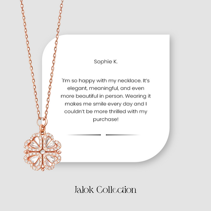 Jalok Collection Lucky Clover Heart Necklace
