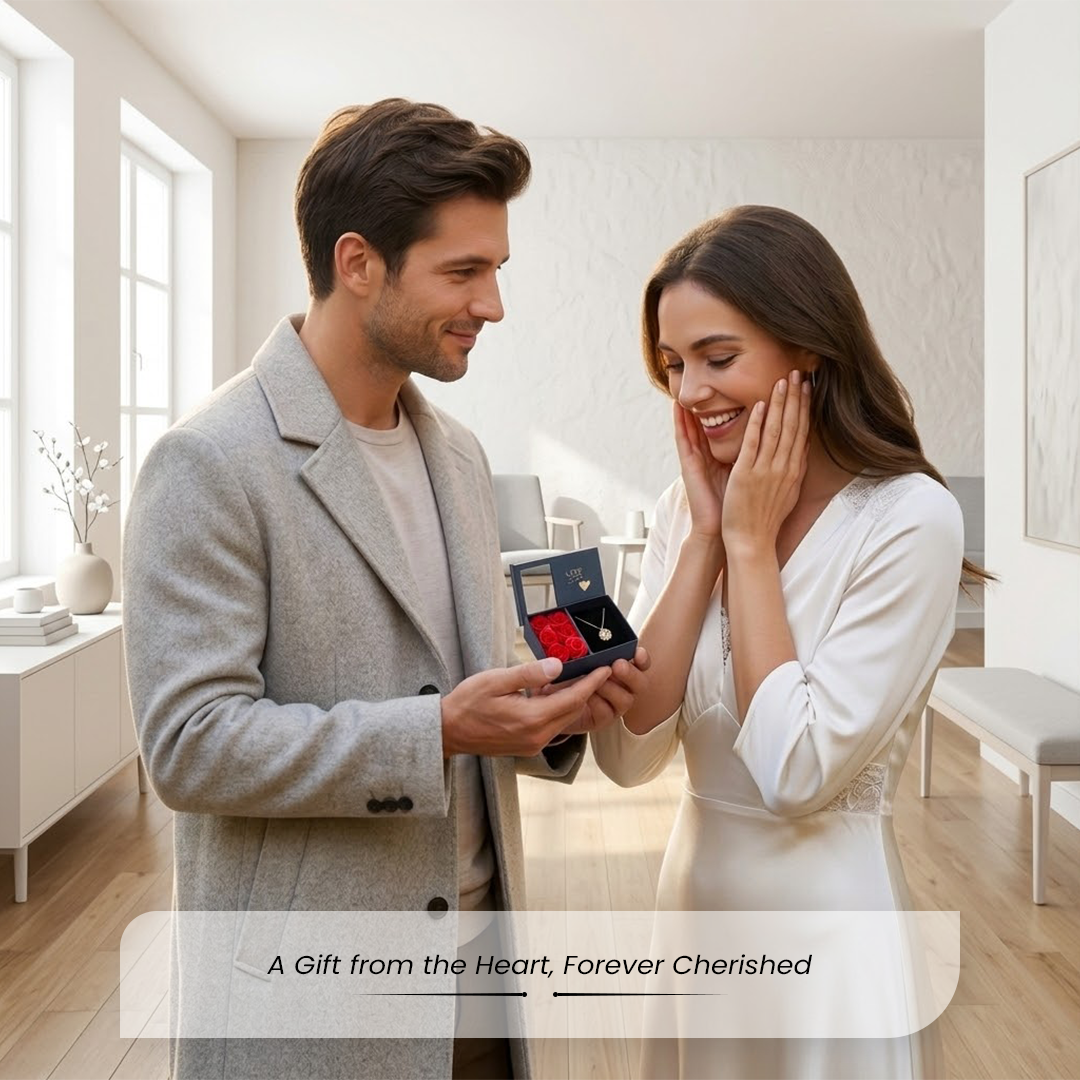 Jalok Collection Lucky Clover Heart Necklace