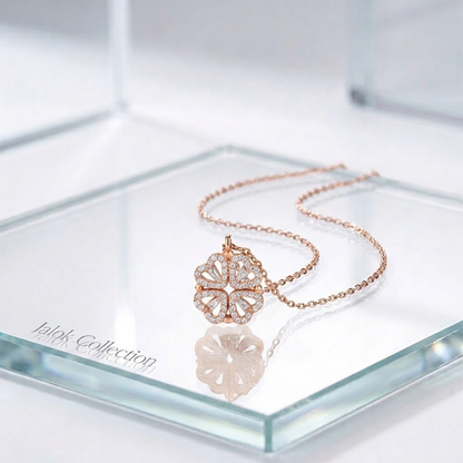 Jalok Collection Lucky Clover Heart Necklace